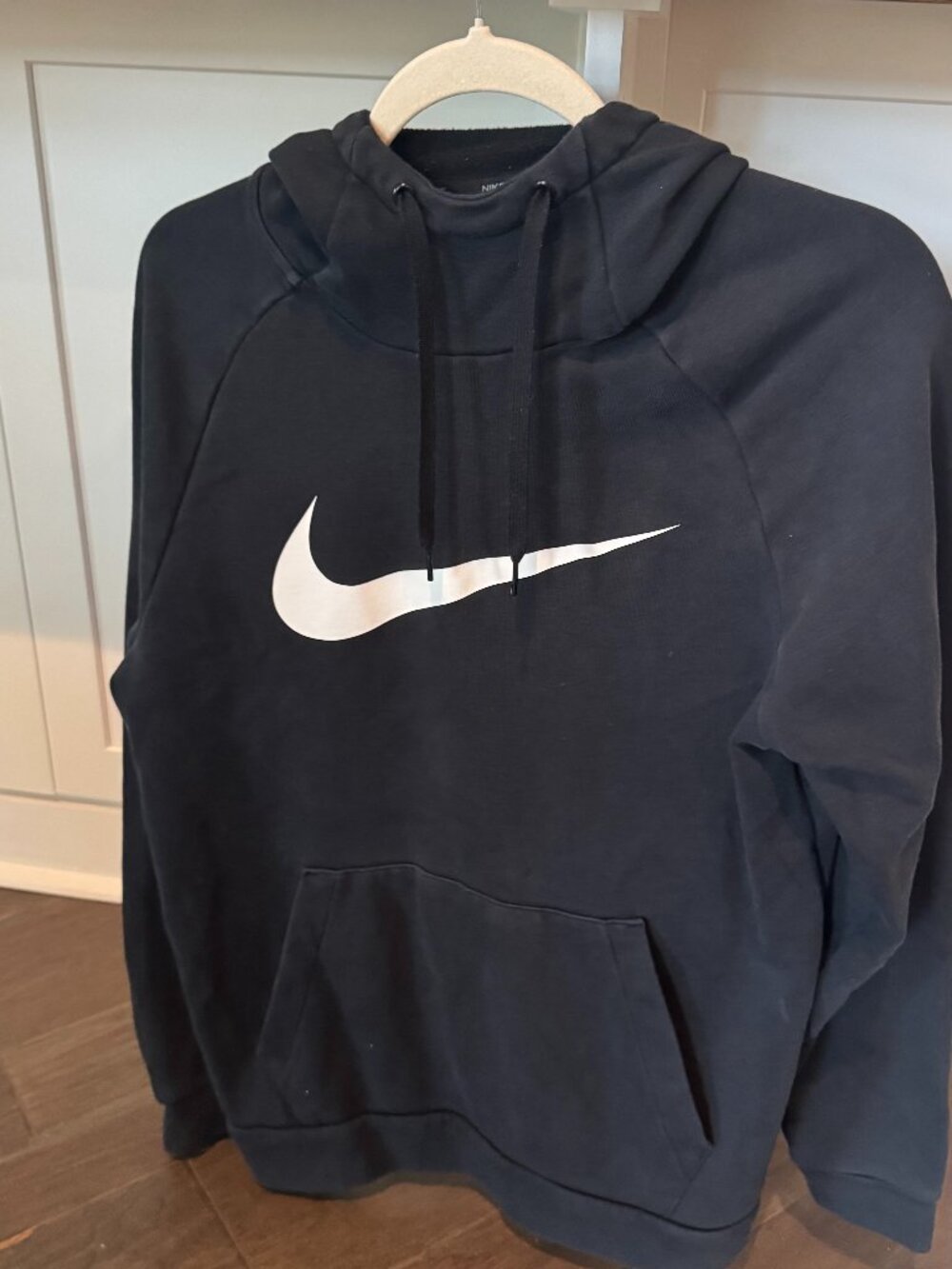 Nike Dri-Fit Fleece Pullover Sweatshirt Hoodie Grey Men's CZ2425-010
